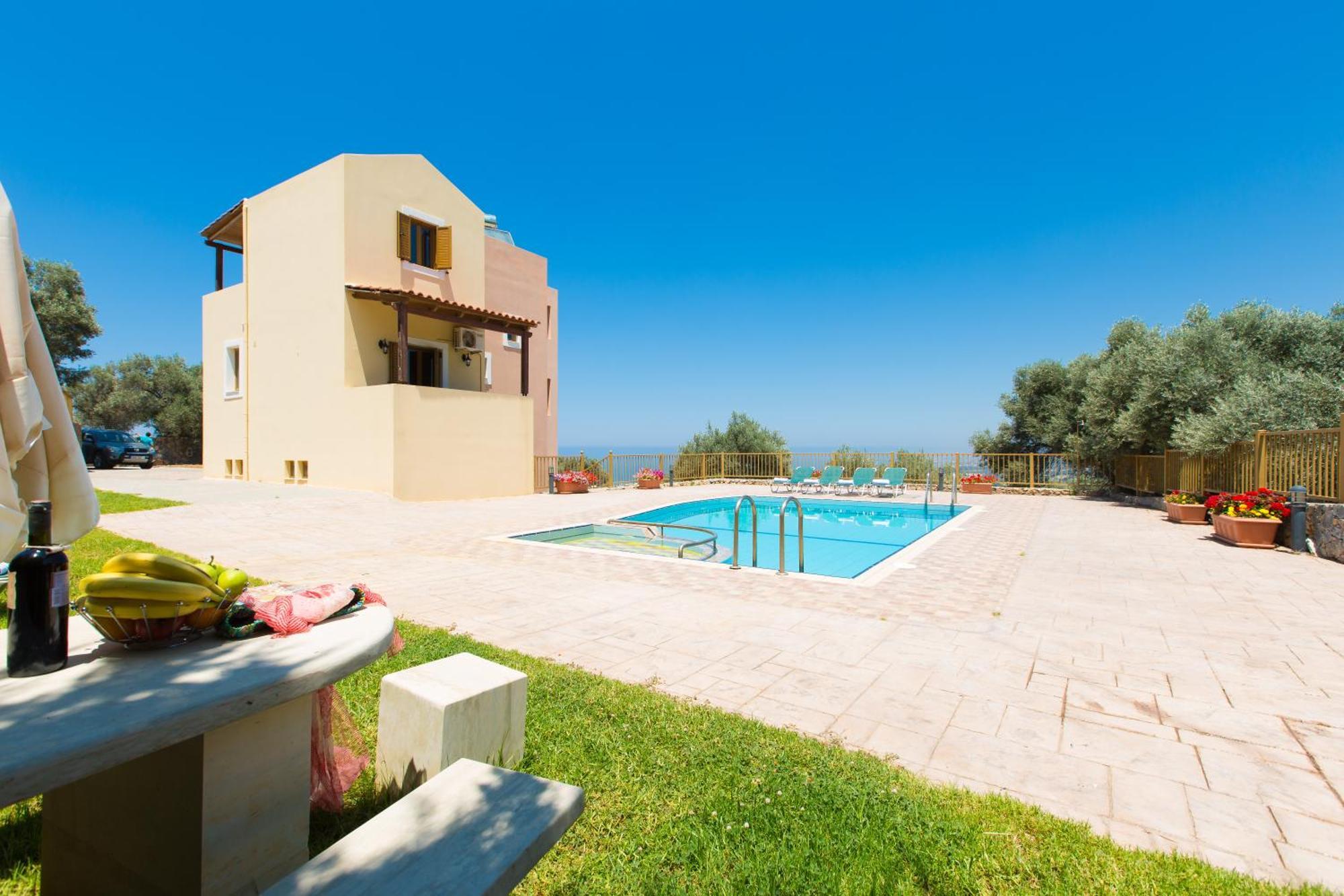 Maroulas Villas Ioanna & Stavros, Private Pools, Bbq & Seaview, By Thinkvilla Екстер'єр фото